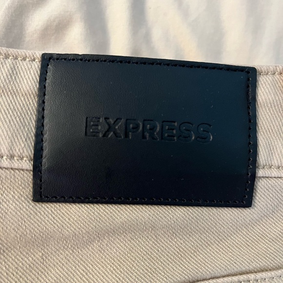 Express Skinny Jeans 33x30 Tan - Picture 2 of 6